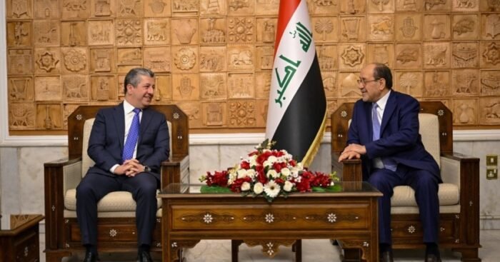المالكي وبارزاني يؤكدان ضرورة العمل المشترك لمواجهة التحديات