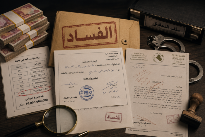 الفساد يطيح بـ علاء الجبوري بحوزته 76 مليار دينار