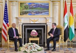 بارزاني وبرّاك يؤكدان على دعم حكومة الزيدي لتحقيق الازدهار الاقتصادي