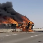21 قتيلا في اصطدام حافلة وشاحنة في جنوب العراق