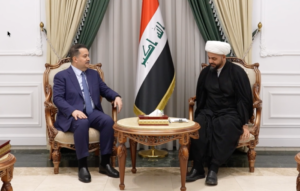 السوداني والخزعلي يؤكدان اهمية الاتفاق على استكمال التشكيلة الوزارية