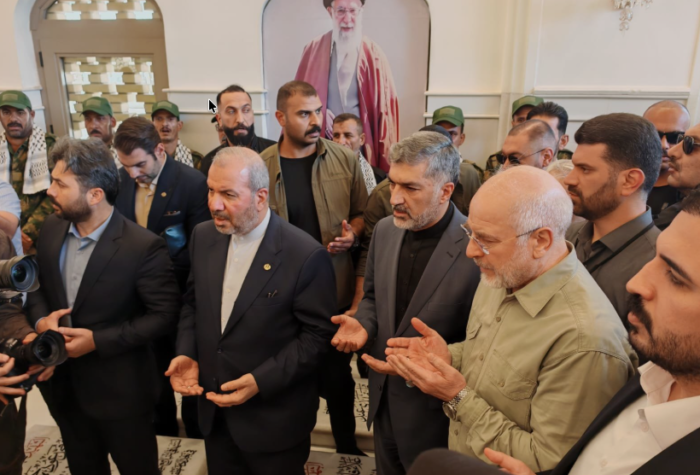 قاليباف يشكر الشعب العراقي على حضوره مراسم تشييع القائد علي خامنئي