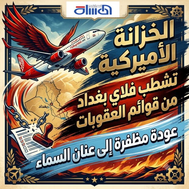  الخزانة الأميركية تشطب فلاي بغداد من قوائم العقوبات.. عودة مظفرة إلى عنان السماء