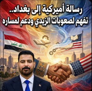 رسالة من واشنطن إلى بغداد تفند المعلومات عن استياء أمريكي: تفهم لصعوبات الزيدي ودعم لمساره