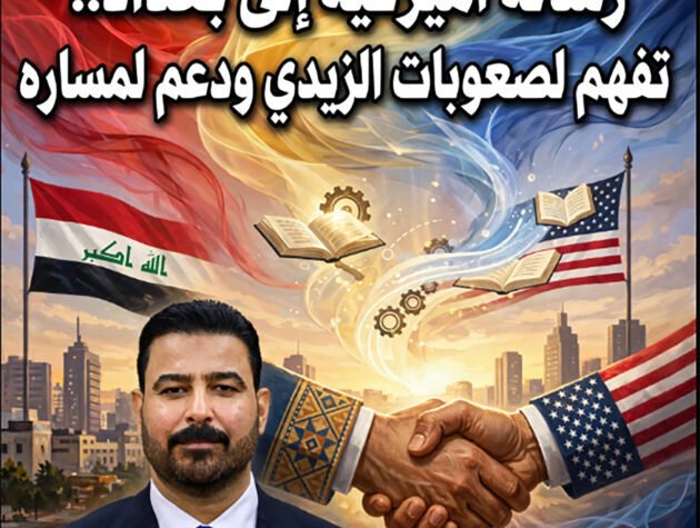 رسالة من واشنطن إلى بغداد تفند المعلومات عن استياء أمريكي: تفهم لصعوبات الزيدي ودعم لمساره