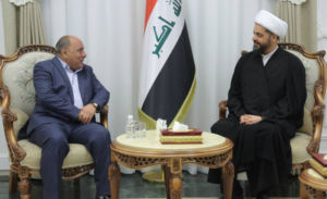 الخزعلي يبحث مع نقيب الصحفيين واقع الإعلام ورسالة الصحفيين إلى العالم