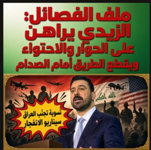 ملف الفصائل: الزيدي يراهن على الحوار والاحتواء ويقطع الطريق أمام الصدام