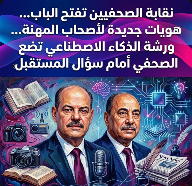 نقابة الصحفيين تفتح الباب… هويات جديدة لأصحاب المهنة.. وورشة الذكاء الاصطناعي تضع الصحفي أمام سؤال المستقبل